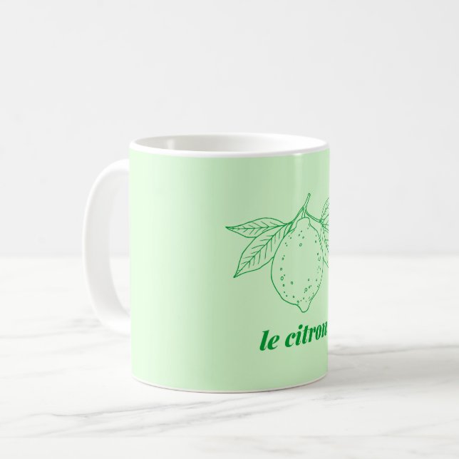 Le citron coffee mug (Front Left)