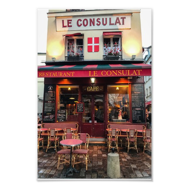 Le Consulat Montmartre Paris - Photo Print (Front)