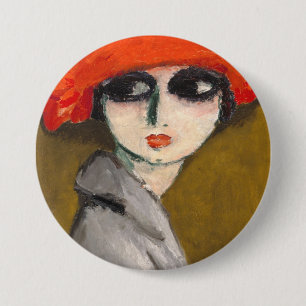 Le Coquelicot ( Corn Poppy ) By Kees Van Dongen 7.5 Cm Round Badge