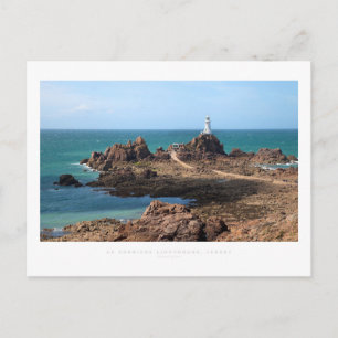 Le Corbiere Lighthouse, Jersey Postcard
