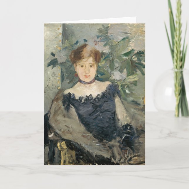Le Corsage Noir | Berthe Morisot Card (Front)