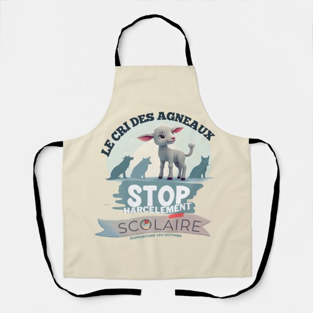 Le Cri des Agneaux le Harcèlement scolaire Apron (Front)