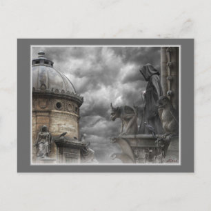 Le Diable carte postale - The Devil postcard