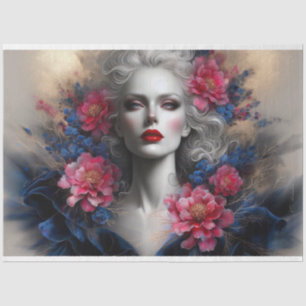Le Femme Victorian Beauty Romance Fleur Decoupage Tissue Paper