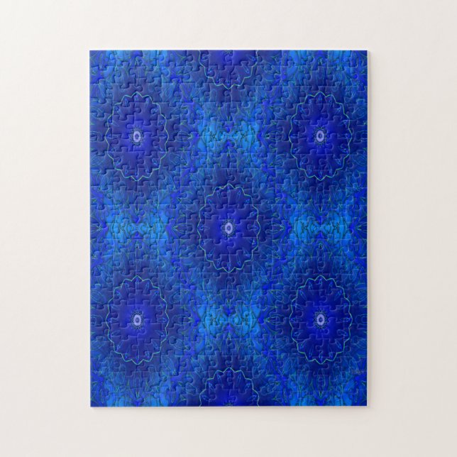 Le Fleurs Bleu... Jigsaw Puzzle (Vertical)