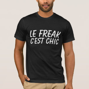 LE FREAK C'EST CHIC, 1970S VINTAGE T-SHIRTS TEES