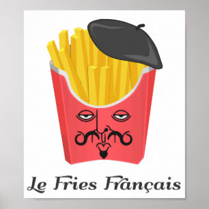 Le French Fries from France Poster