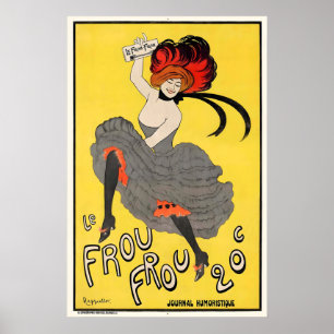 Le Frou Frou Vintage Art Poster - FramedUnframed