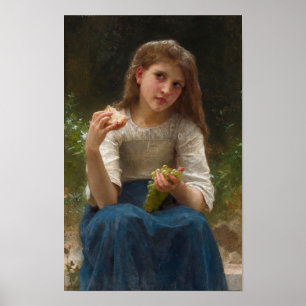 Le Gouter by William-Adolphe Bouguereau Poster