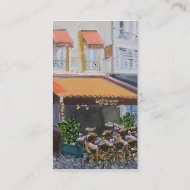 Le Grand Cafe: Fontainebleau business card (Front)
