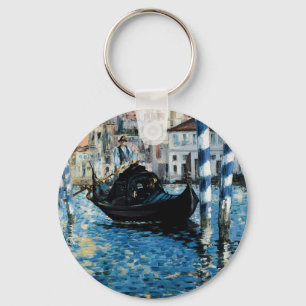 Le Grand Canal à Venise - Edouard Manet Key Ring