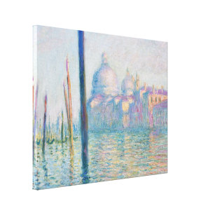 Le Grand Canal   Claude Monet Canvas Print