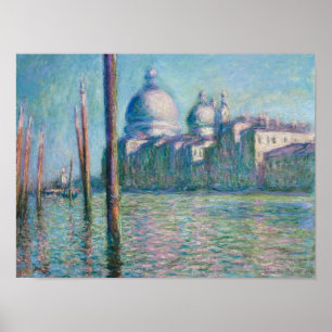 Le Grand Canal Venice (1908) Claude Monet Fine Art Poster