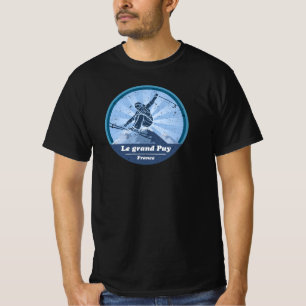Le grand Puy en Champsaur Skier T-Shirt
