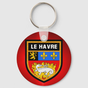 Le Havre Flag Key Ring