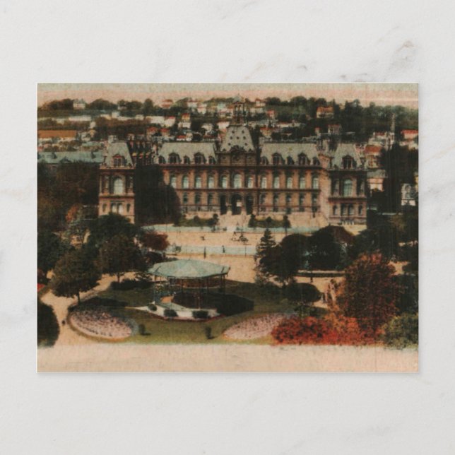 Le Havre L'Hôtel de Ville Town hall  Replica 1905 Postcard (Front)