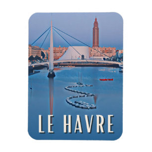Le Havre Photo Vintage Magnet
