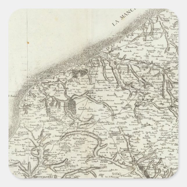 Le Havre Square Sticker (Front)