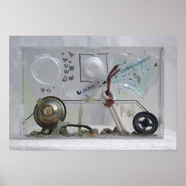 Le Heros Technologique K7 1986 Mixed-media Geek P Poster (Front)
