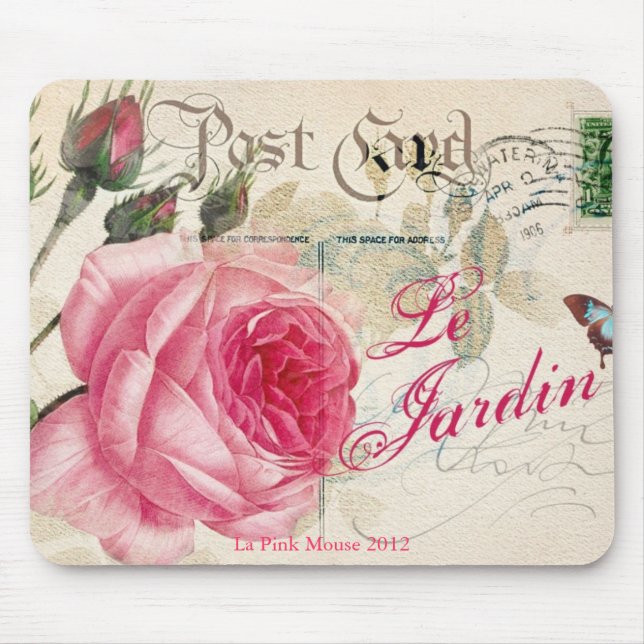 Le Jardin, French Inspired, Mouse Pad (Front)