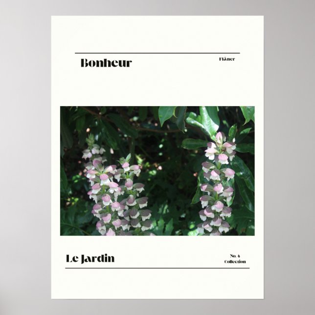 Le Jardin Poster (Front)