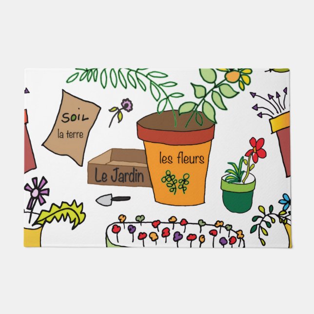 Le Jardin (The Garden) Doormat (Front)