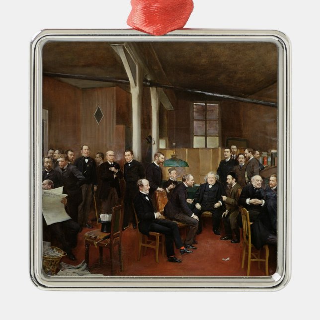 Le Journal des Debats, 1889 Metal Tree Decoration (Front)
