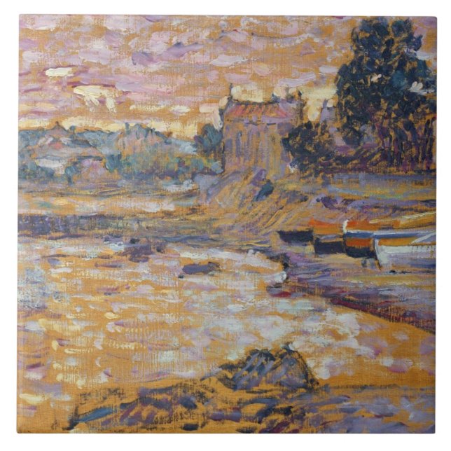 Le Lavandou, c.1908-09 (oil on canvas) Tile (Front)