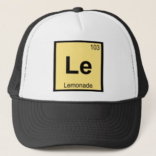 Le - Lemonade Chemistry Periodic Table Symbol Trucker Hat