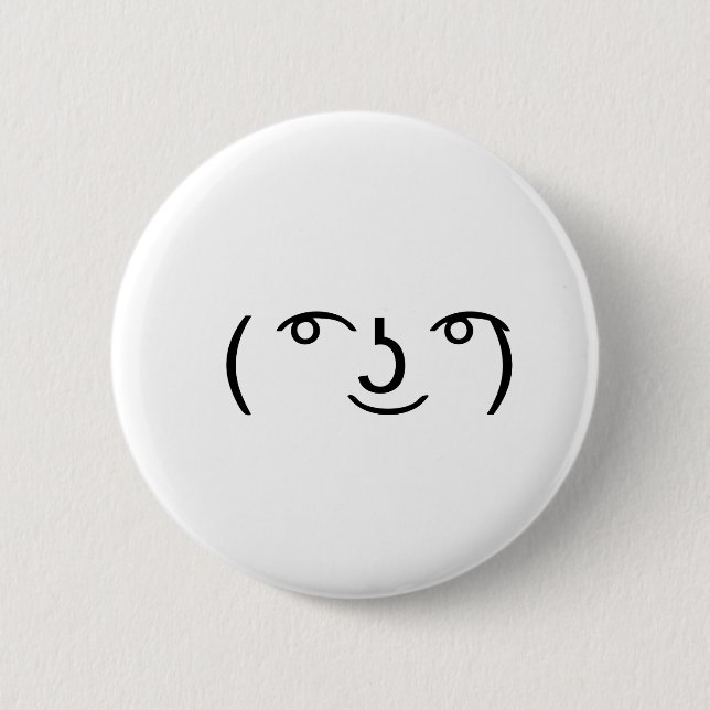 Le Lenny Face 6 Cm Round Badge (Front)