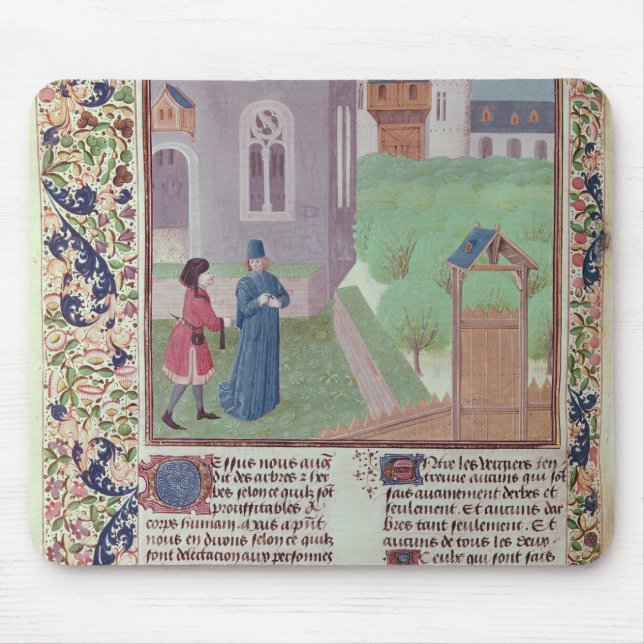 'Le Livre des Prouffitz Champestres' by Mouse Mat (Front)