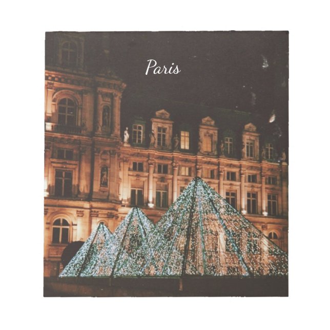 Le Louvre, Paris, France Notepad (Front)