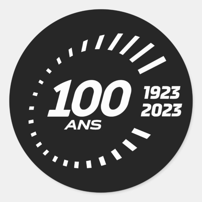 Le Mans 24 Hours French Grand Prix 24h GT7 Classic Round Sticker (Front)