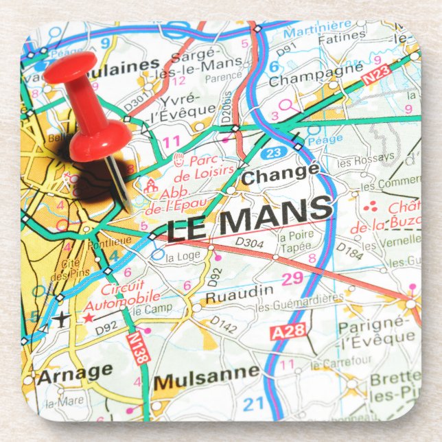 Le Mans, France Coaster (Front)