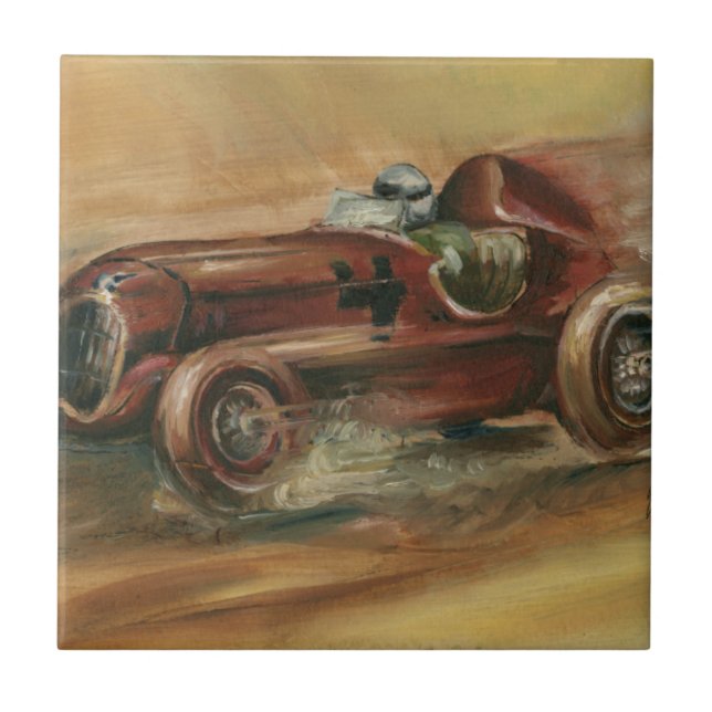 Le Mans Racecar by Ethan Harper Tile (Front)