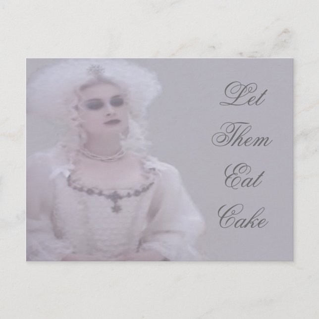Le Marie Antoinette Queen ~ Postcards / Invitation (Front)