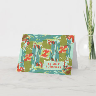 Le Míle Buíochas Many Thanks in Irish Gaelic Thank You Card