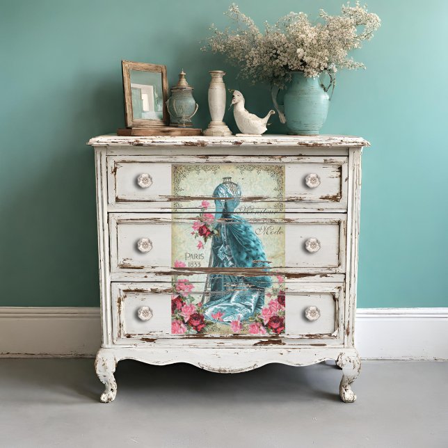Le Moniteur de le Mode French Fashion Decoupage Tissue Paper (Creator Uploaded)