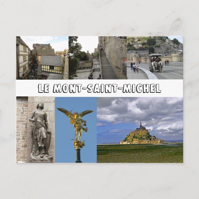 Le Mont Saint Michael France Postcard (Front)