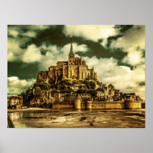 Le Mont Saint Michel, France. Poster