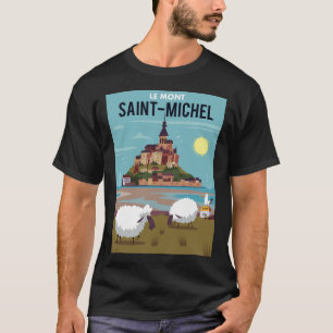 Le Mont Saint Michel Poster T-Shirt