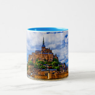 Le Mont Saint Michel Two-Tone Coffee Mug