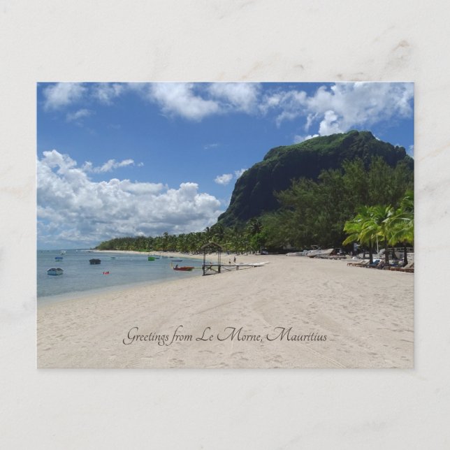 Le Morne, Mauritius Postcard (Front)
