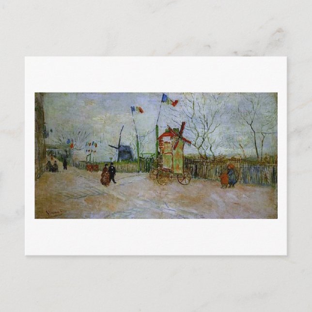 Le Moulin a Poivre, Vincent van Gogh Postcard (Front)