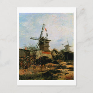 Le Moulin de Blute-Fin, Vincent van Gogh Postcard