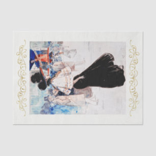 Le Moulin de la Galette  by Henry Somm   Tissue Paper
