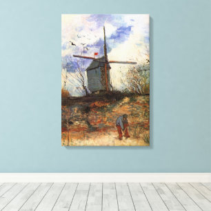 Le Moulin de la Galette by Vincent van Gogh Canvas Print