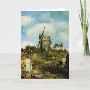 Le Moulin de la Galette by Vincent van Gogh Card