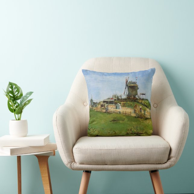 Le Moulin de la Galette by Vincent van Gogh Cushion (Chair)