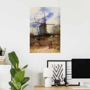 Le Moulin de la Galette by Vincent van Gogh Poster